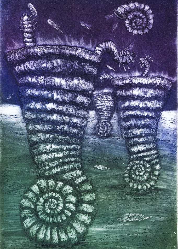 Violet Traveling Shells 1
