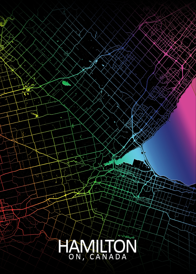 Hamilton Rainbow City Map