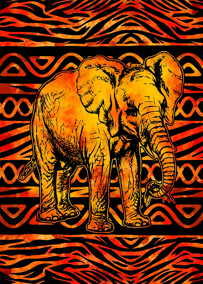 Animal Print and Elephant