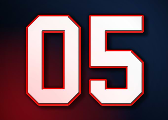 05 Jersey Patriot Patriots