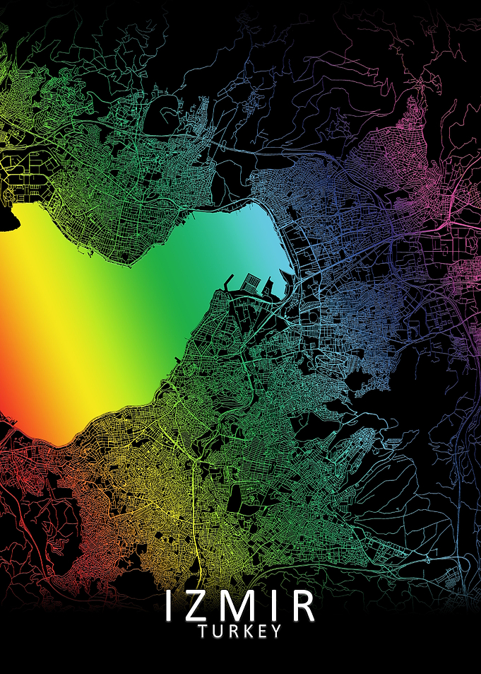 Izmir Rainbow City Map