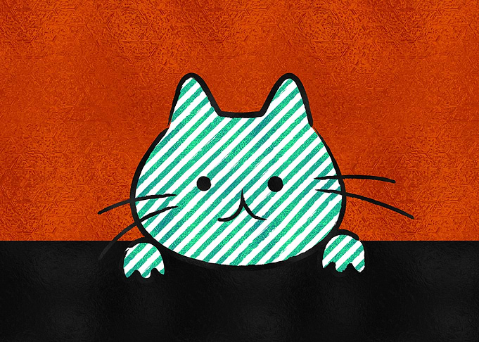 Cute Striped Cat
