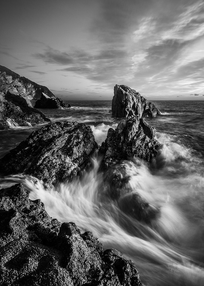 Flowing water in Manarola