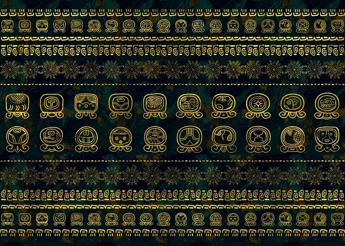 Maya Calendar Glyphs