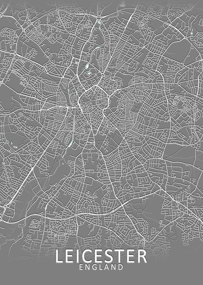Leicester Grey City Map