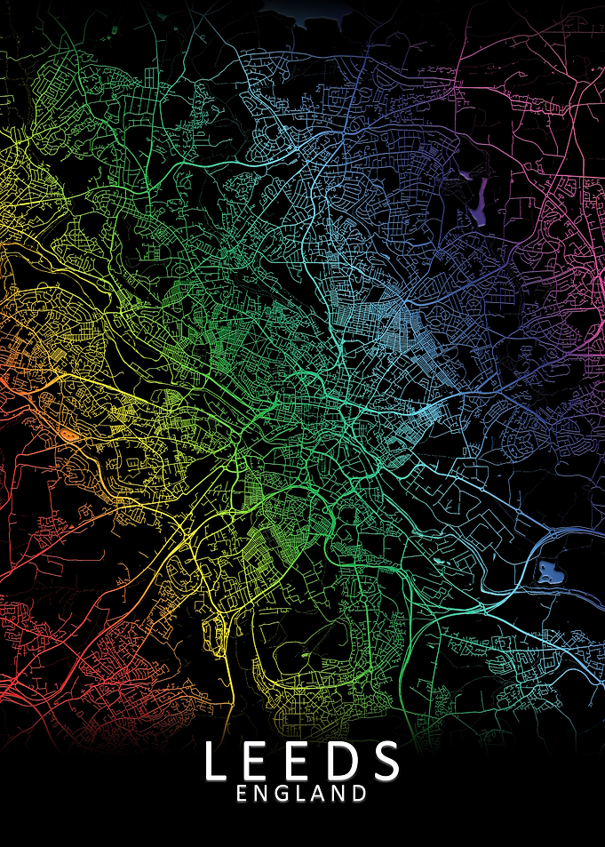 Leeds Rainbow City Map