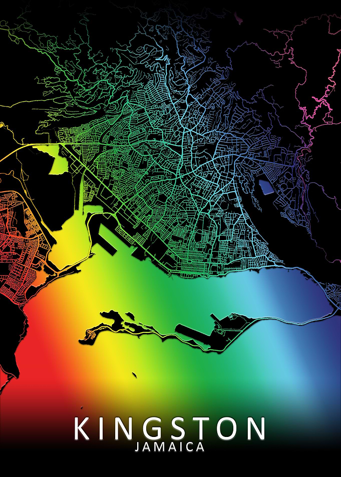 Kingston Rainbow City Map