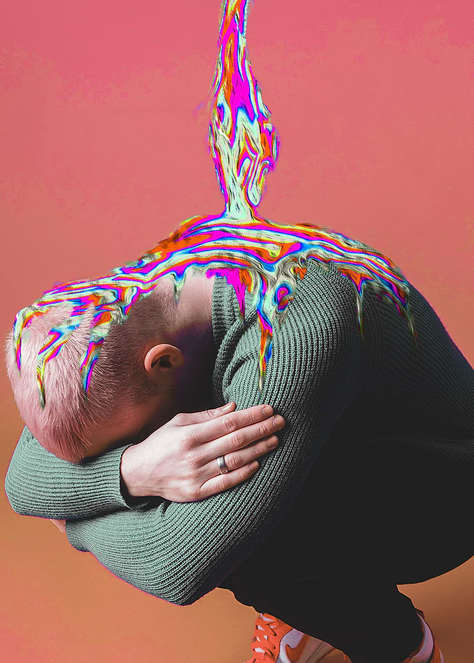 Splash of vibrant colors