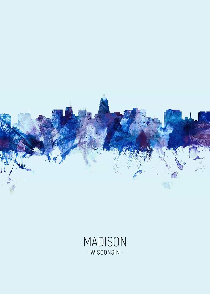 Madison Wisconsin Skyline