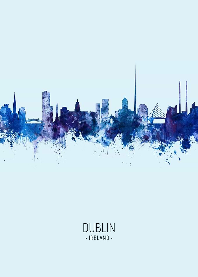 Dublin Ireland Skyline