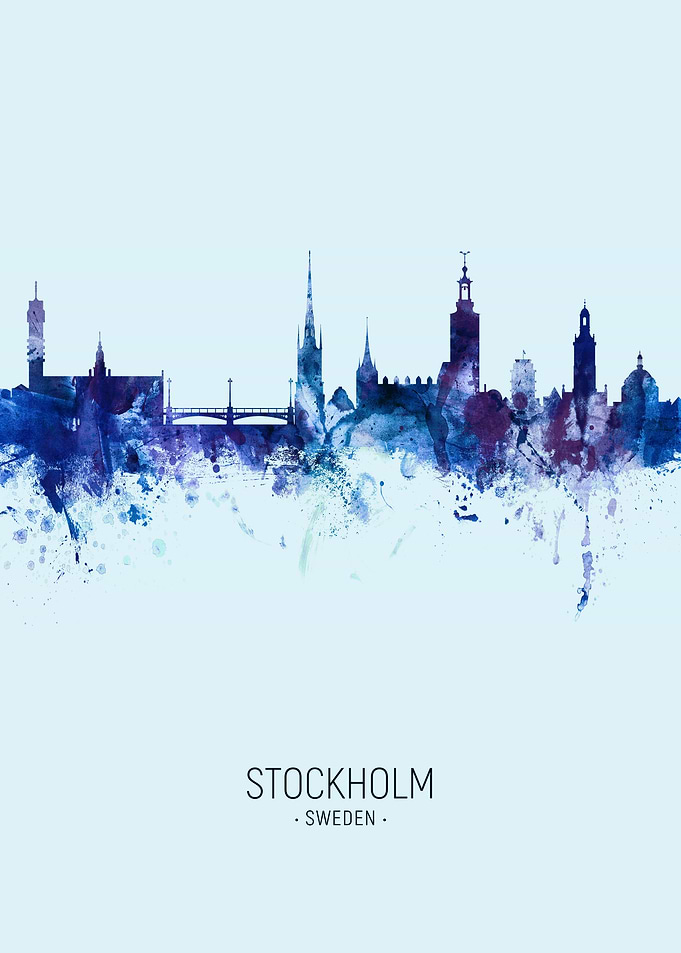 Stockholm Sweden Skyline