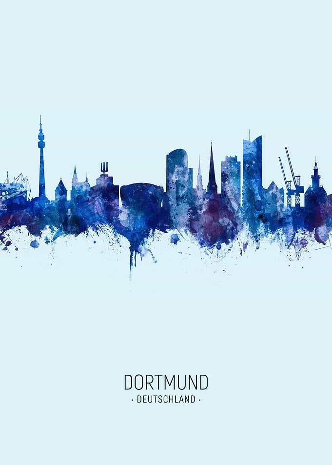 Dortmund Germany Skyline