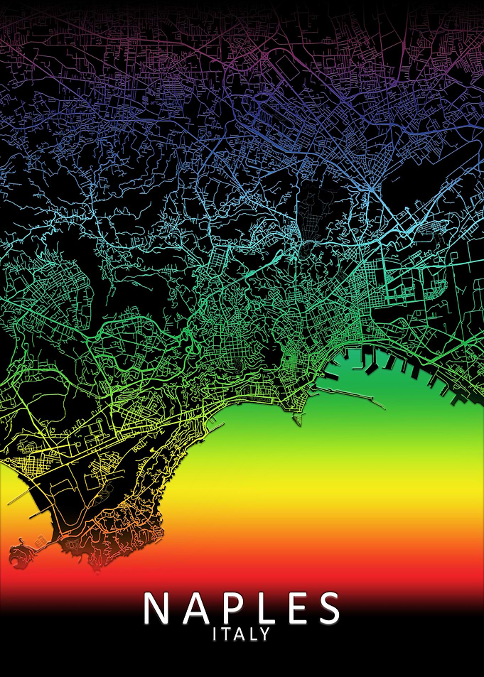 Naples Rainbow City Map