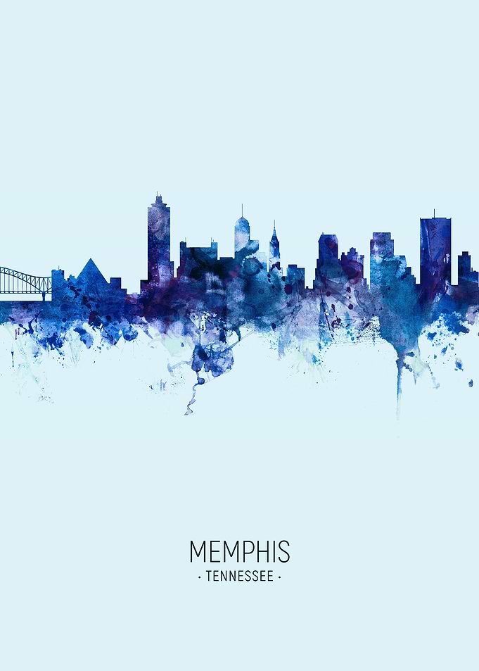 Memphis Tennessee Skyline