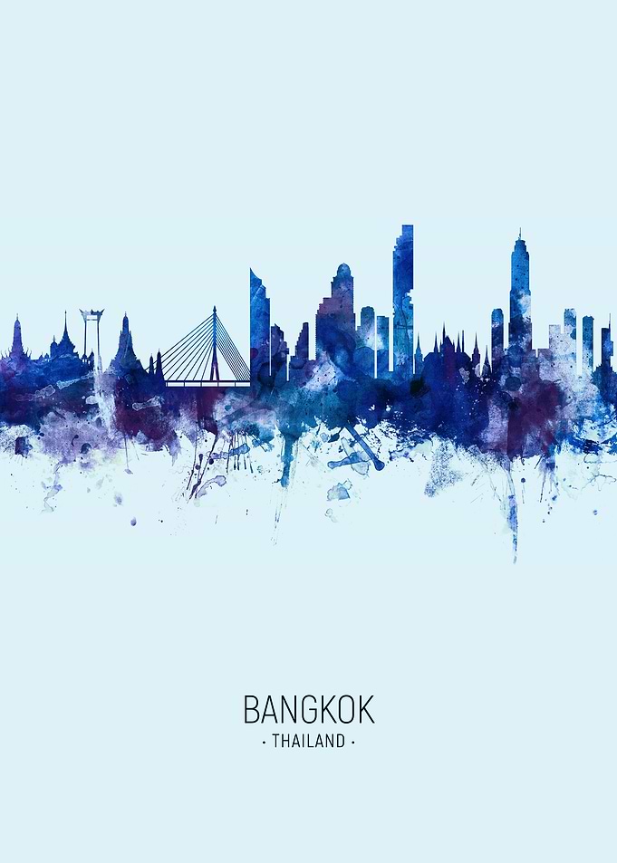 Bangkok Thailand Skyline