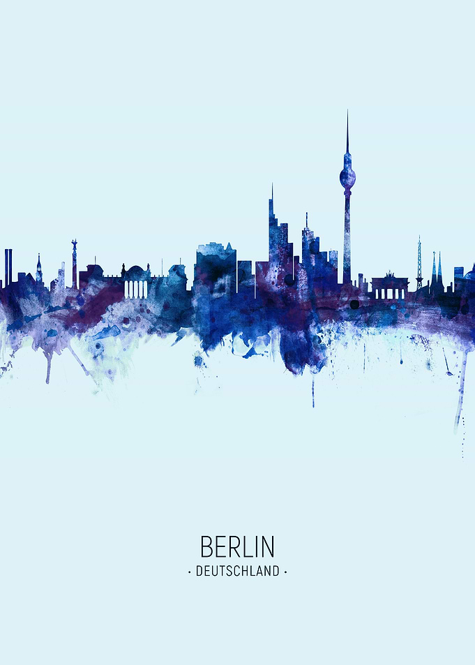 Berlin Germany Skyline