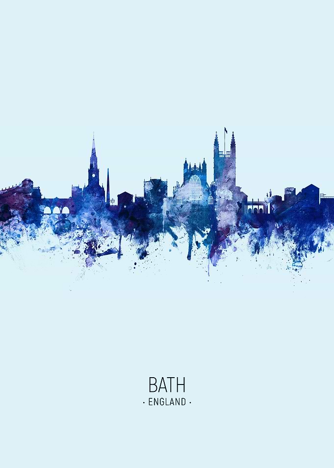Bath England Skyline