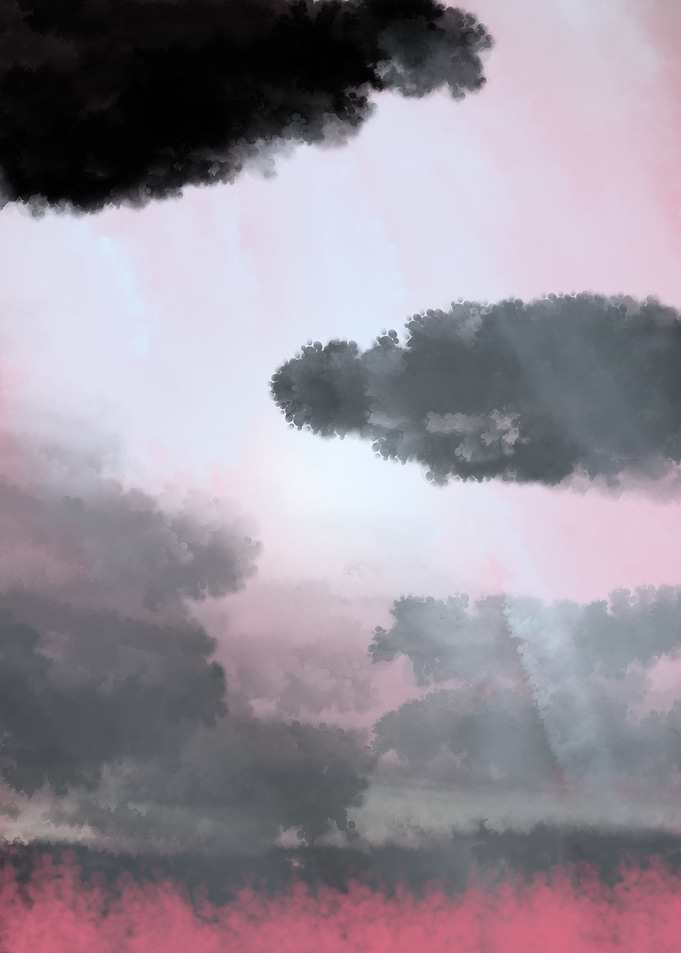 A Misty Sunset