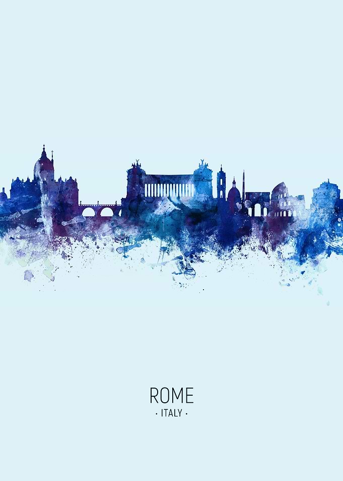 Rome Italy Skyline