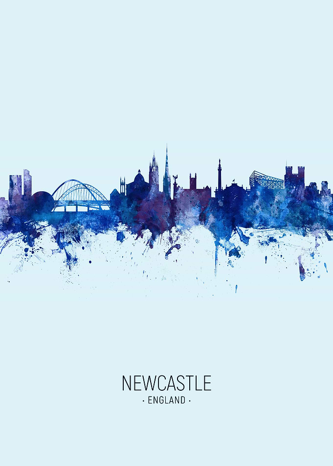 Newcastle England Skyline