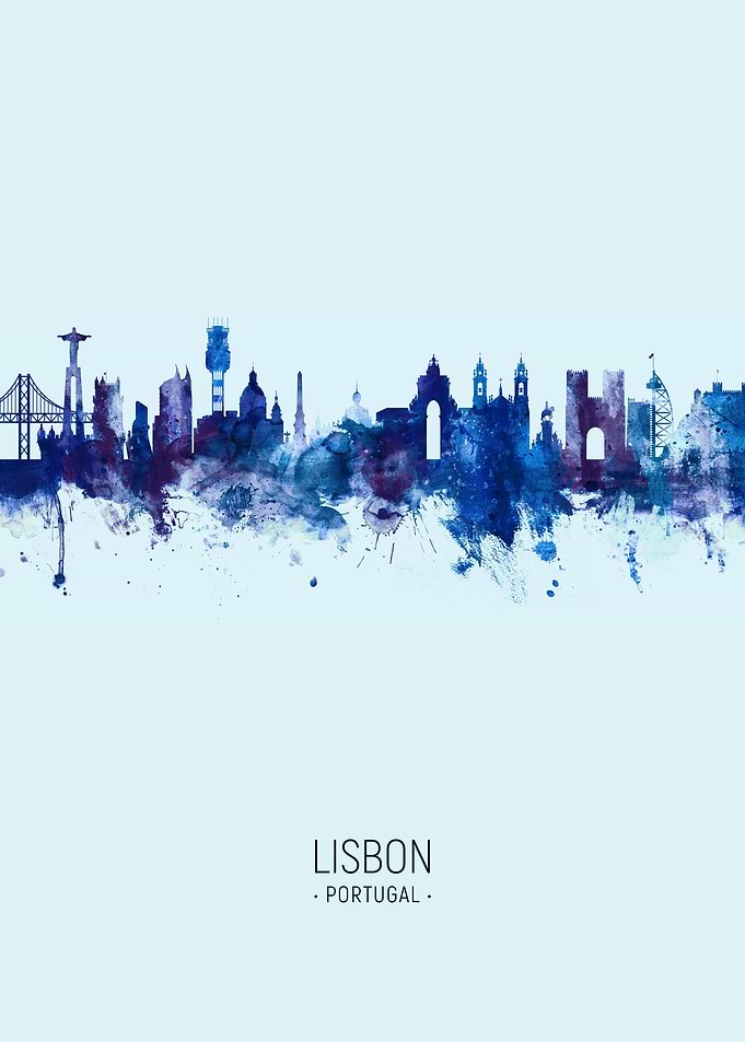 Lisbon Portugal Skyline