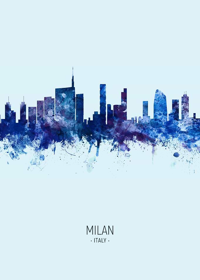 Milan Italy Skyline