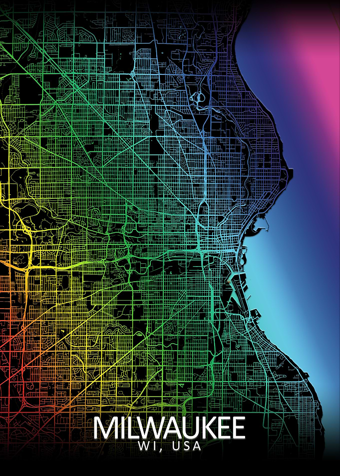 Milwaukee Rainbow City map