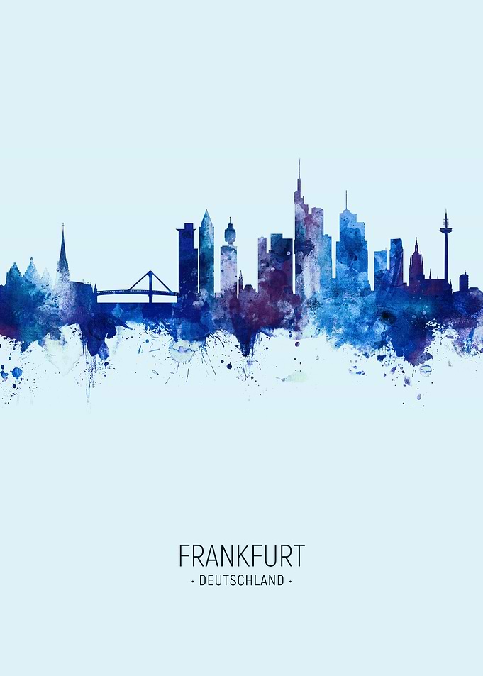 Frankfurt Germany Skyline