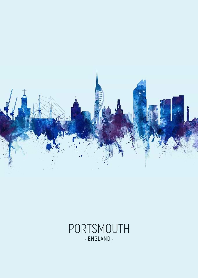 Portsmouth England Skyline
