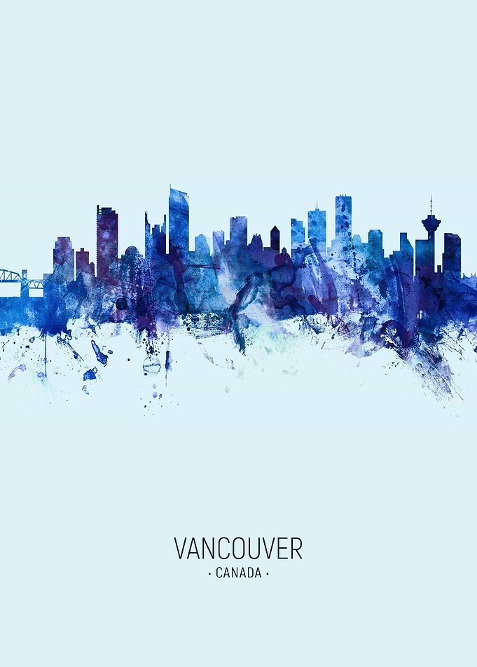 Vancouver Canada Skyline