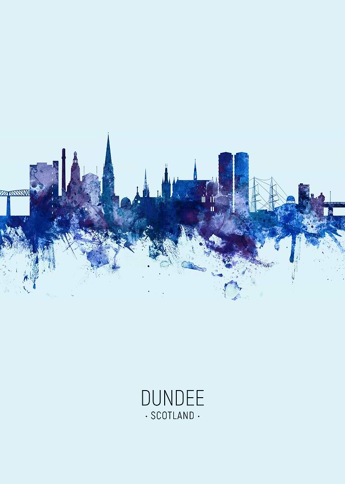 Dundee Scotland Skyline