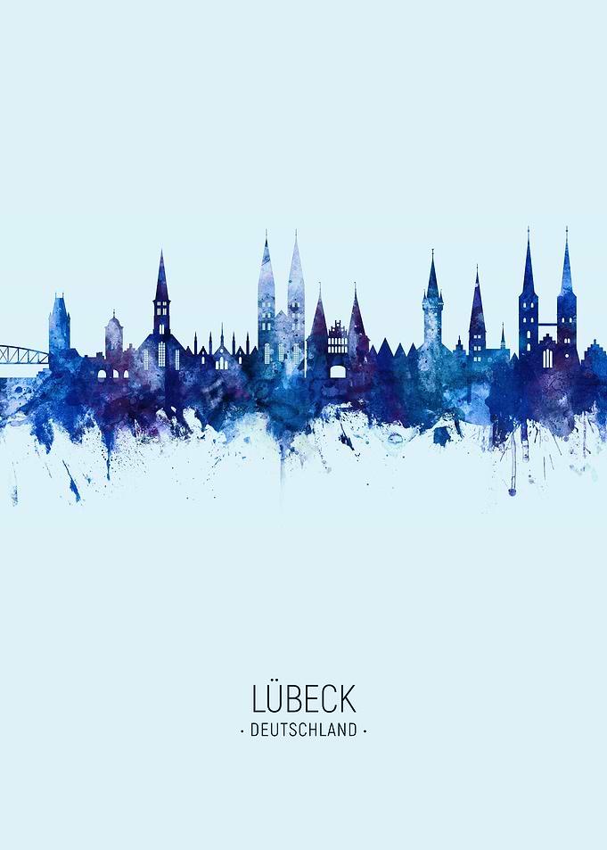 Lbeck Germany Skyline