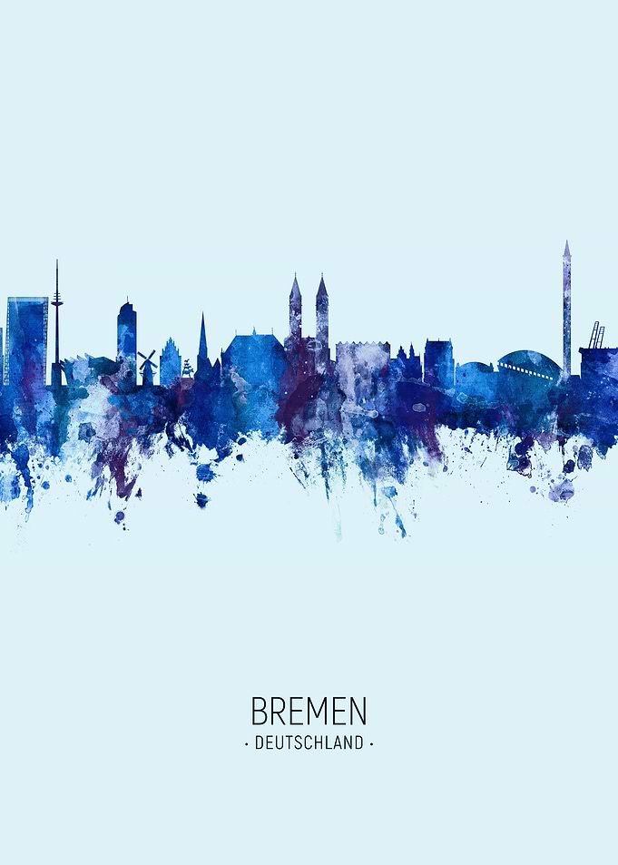 Bremen Germany Skyline