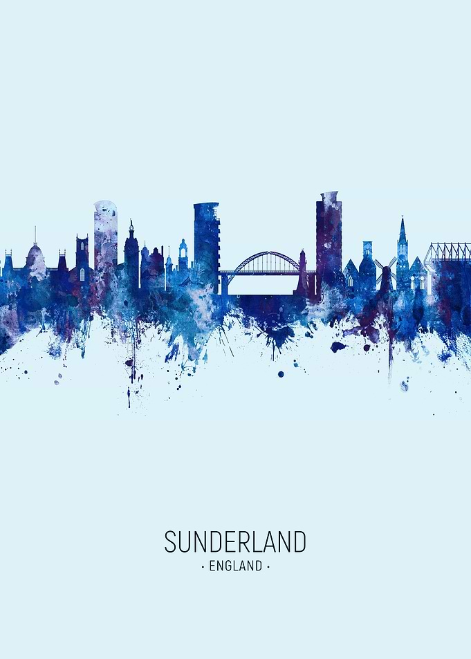 Sunderland England Skyline