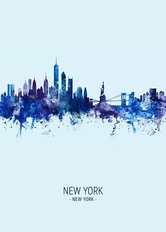 New York NYC Skyline