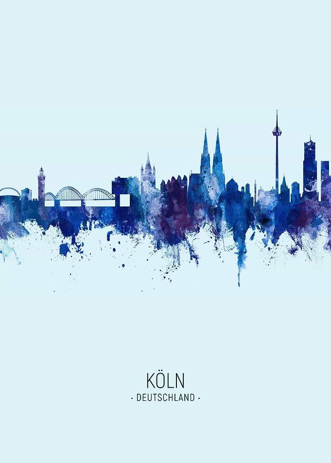 Cologne Germany Skyline