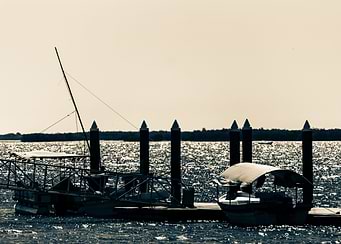 boat on a harbor