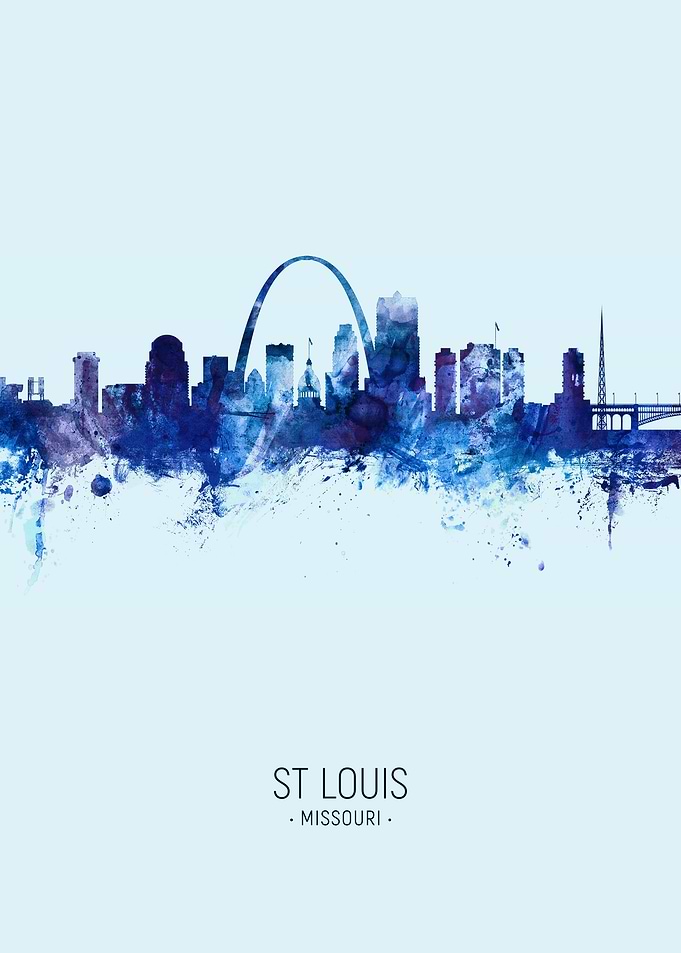 St Louis Missouri Skyline