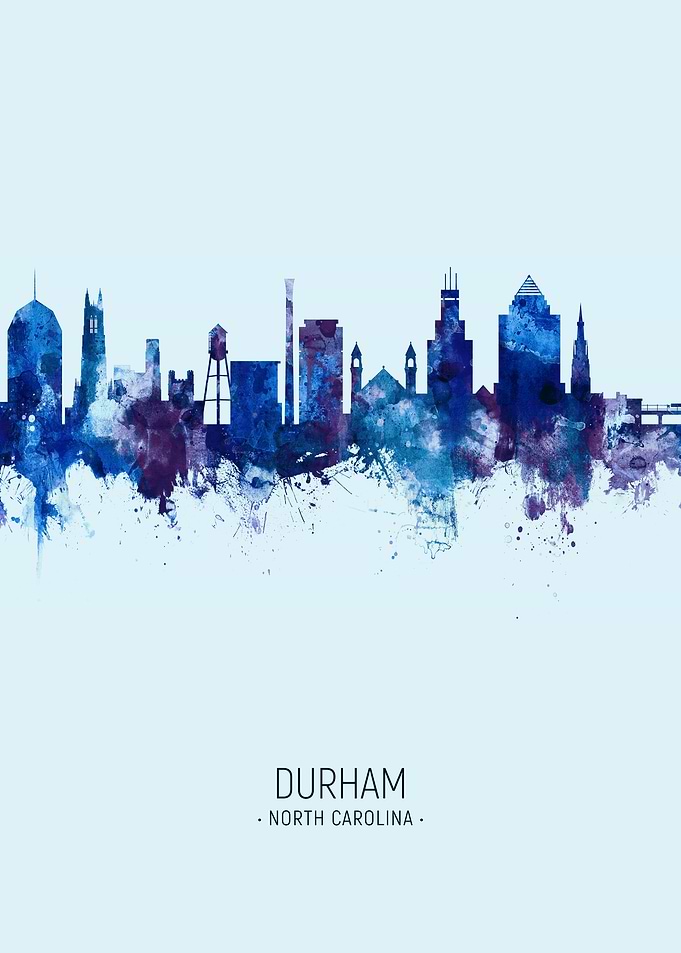 Durham NC Skyline