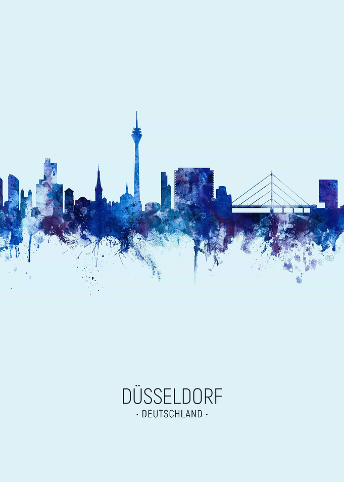 Dusseldorf Germany Skyline