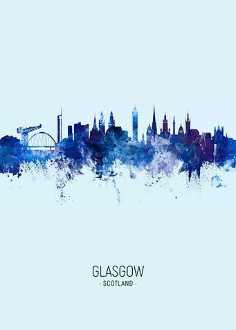 Glasgow Scotland Skyline