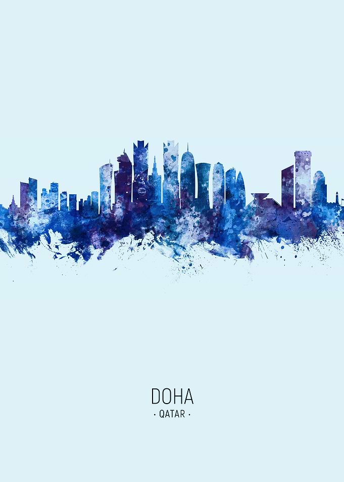Doha Qatar Skyline