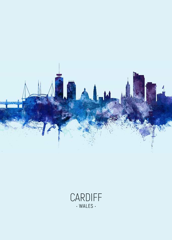 Cardiff Wales Skyline