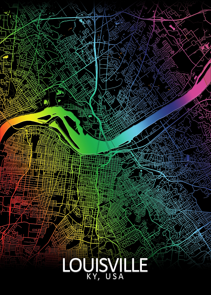 Louisville Rainbow Map
