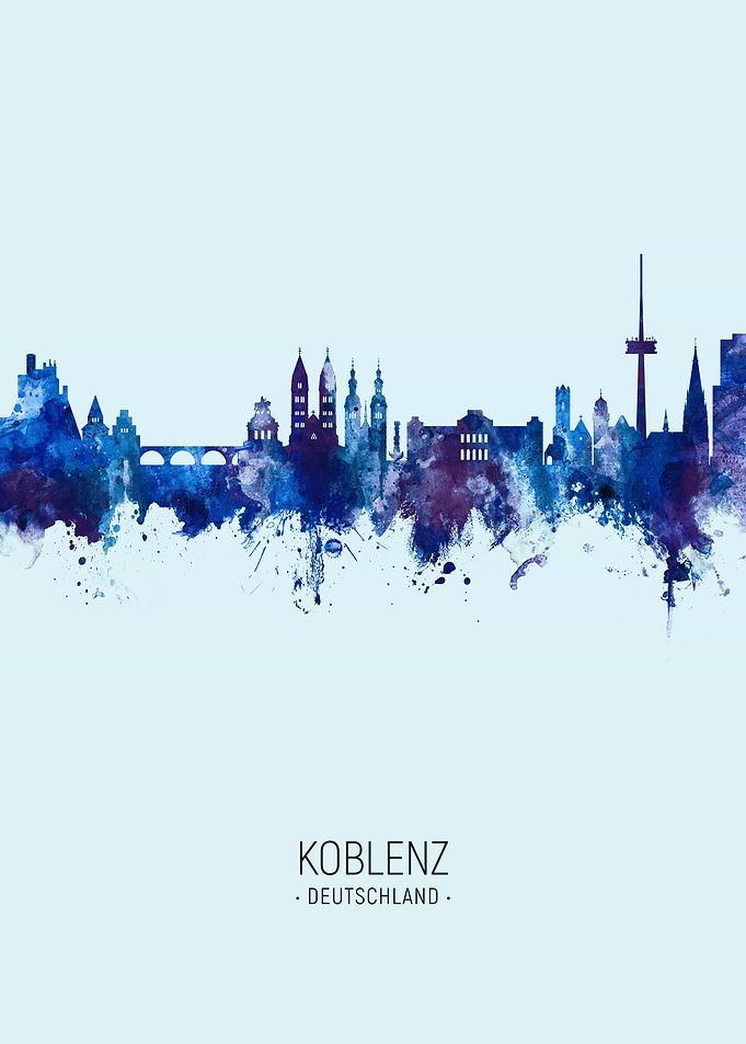 Koblenz Germany Skyline