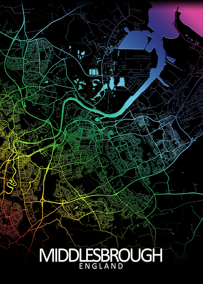Middlesbrough Rainbow Map