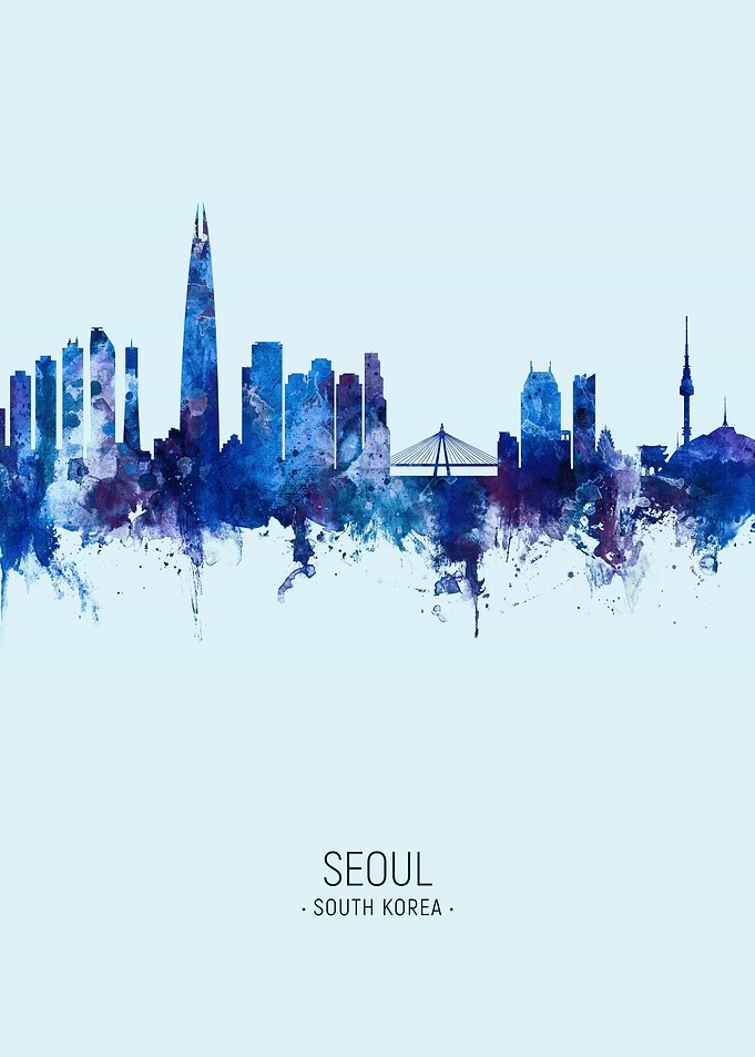 Seoul South Korea Skyline