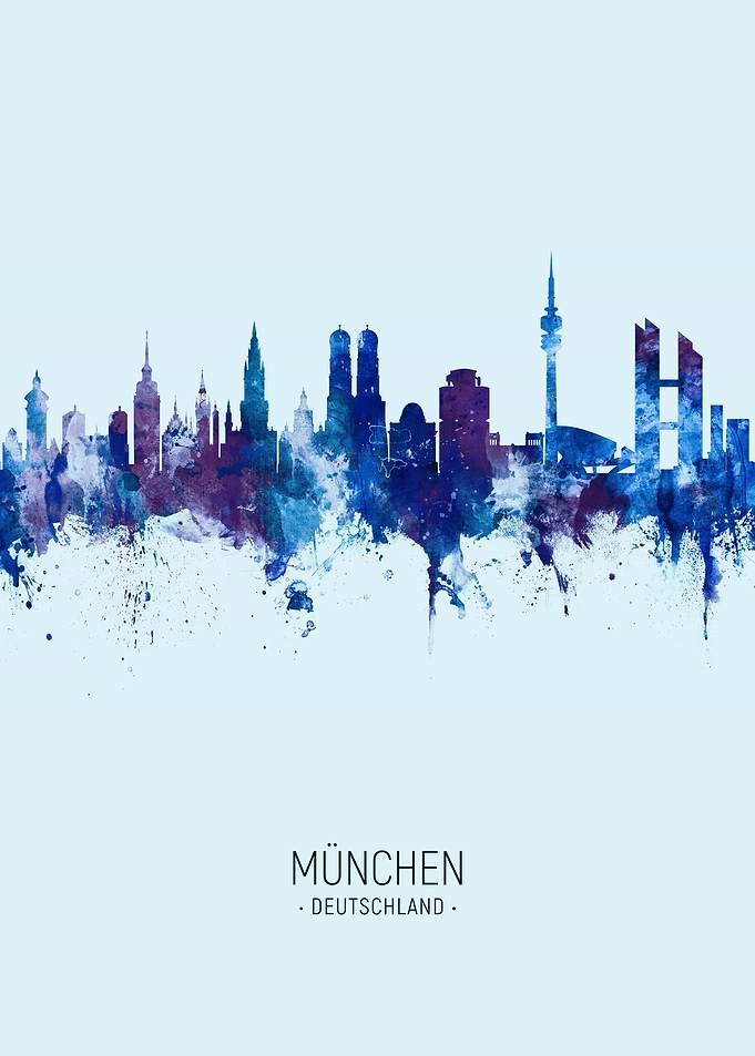 Munich Germany Skyline