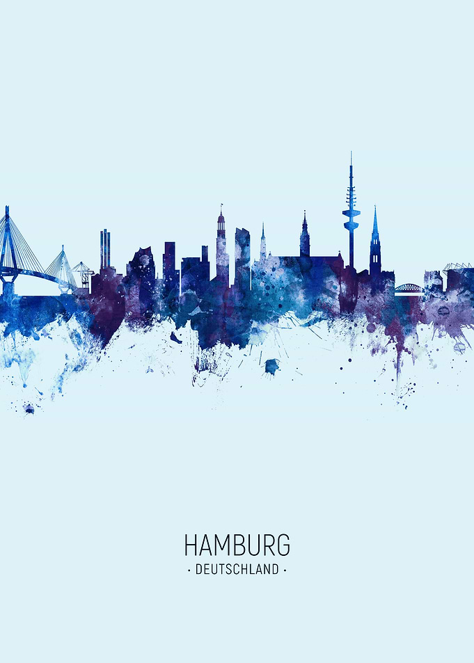 Hamburg Germany Skyline