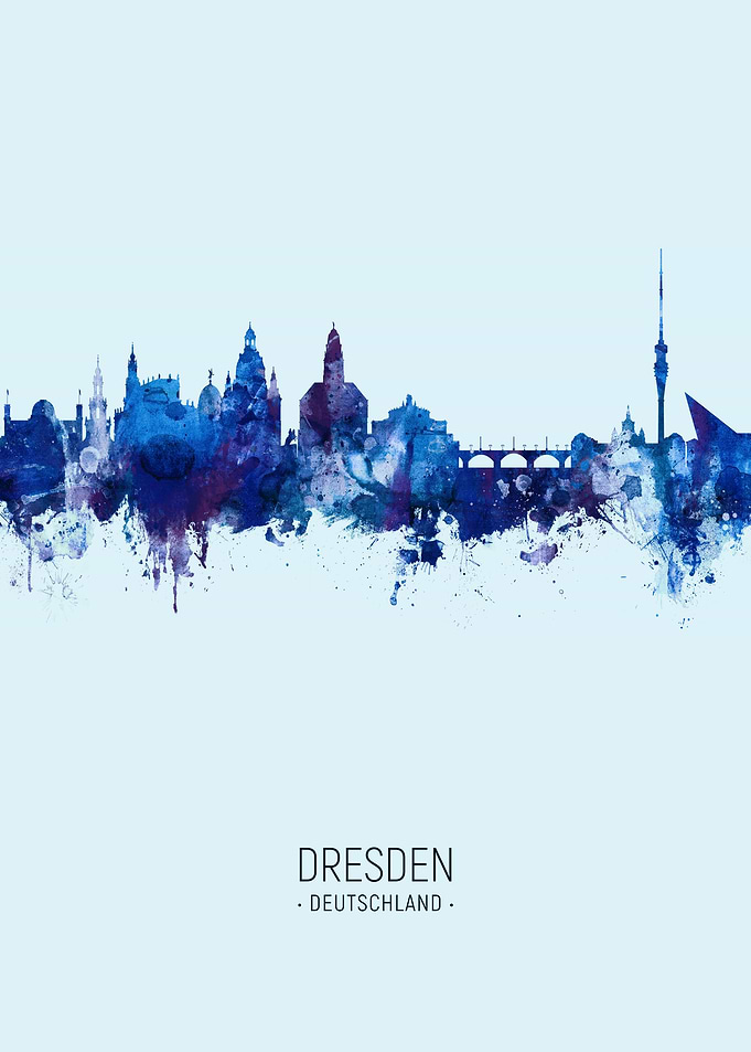 Dresden Germany Skyline